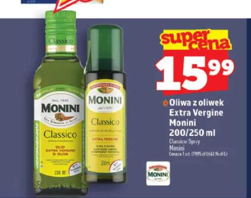 Oliwa z oliwek Extra Vergine Monini Classico Spray