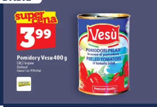 Pomidory krojone Vesu 400g