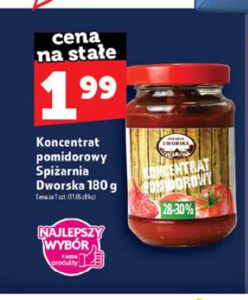 Koncentrat pomidorowy 28-30% Spiżarnia Dworska 180g