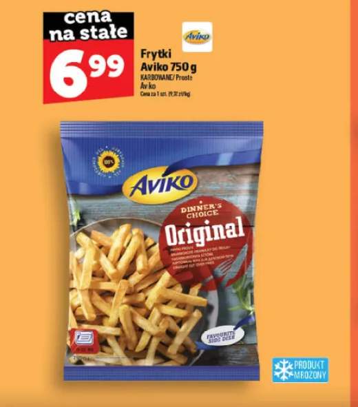 Frytki proste Aviko