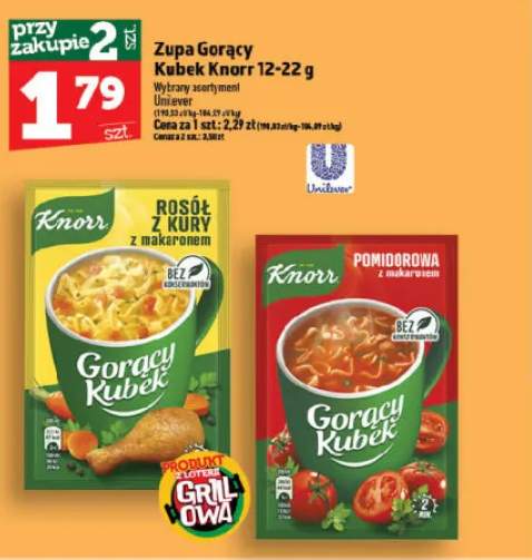 Zupa Gorący Kubek Knorr Pomidorowa z makaronem