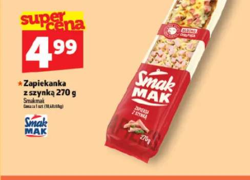 Zapiekanka z szynką Smakmak