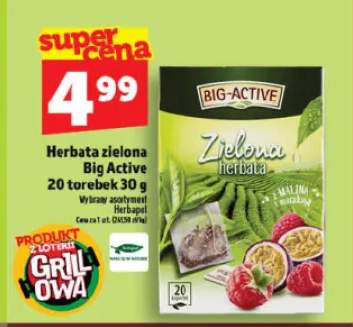 Herbata zielona Big Active 20 torebek