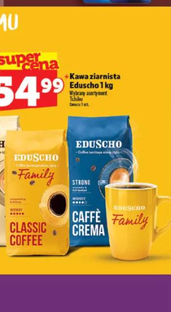 Kawa ziarnista Eduscho Crema Gold