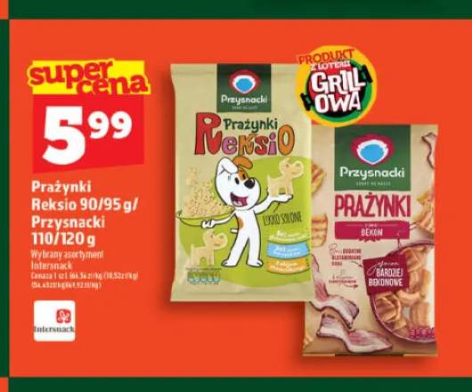 Prażynki Reksio lekko solone Przysnacki