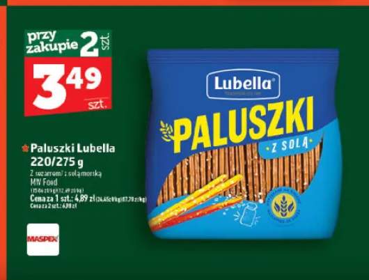 Paluszki z solą Lubella
