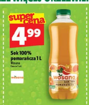 Sok 100% pomarańcza Wosana