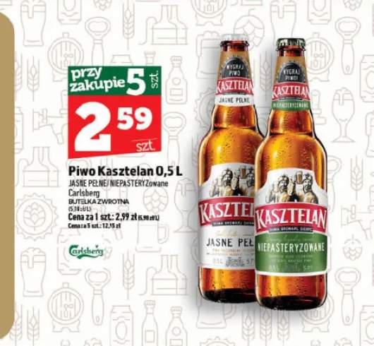 Piwo Kasztelan Niepasteryzowane