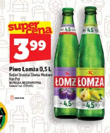 Piwo Łomża Radler