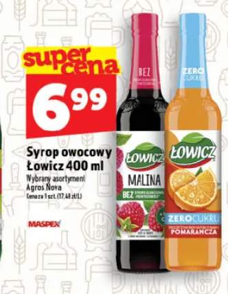 Syrop owocowy Łowicz