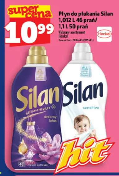 Płyn do płukania Silan 1,1l 50 prań