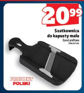 Szatkownica do kapusty mała szara/grafitowa