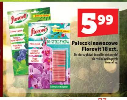 Pałeczki nawozowe Florovit do storczyków