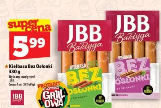 Kiełbasa Bez Osłonki JBB Bałdyga Oryginalne