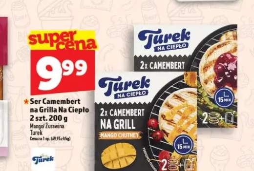Ser Camembert na Grilla Na Ciepło Mango Turek