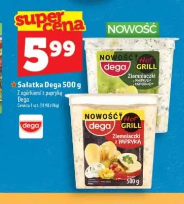 Sałatka Ziemniaczki z papryką Dega 500g