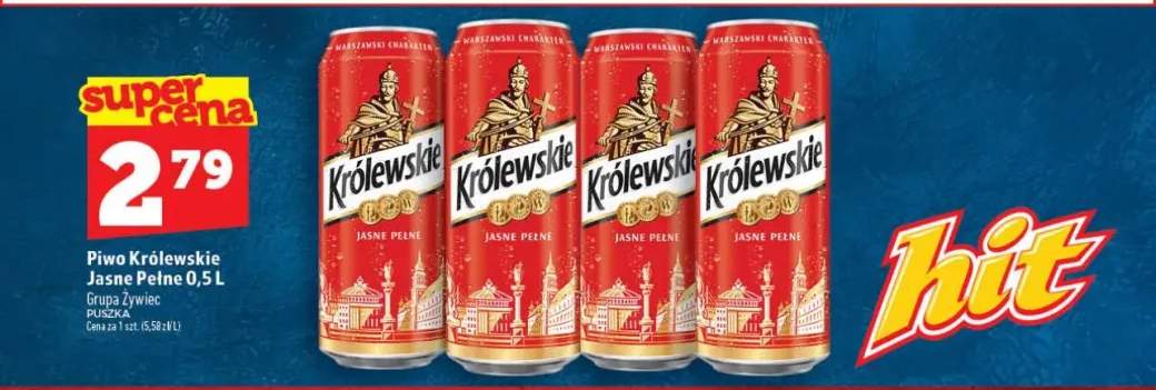 Piwo Królewskie Jasne Pełne
