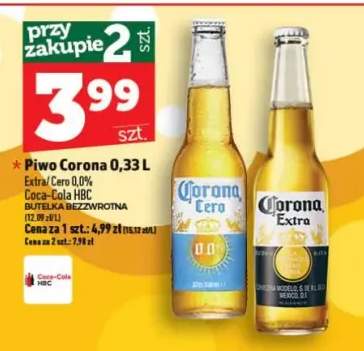Piwo bezalkoholowe Corona Cero 0,0%