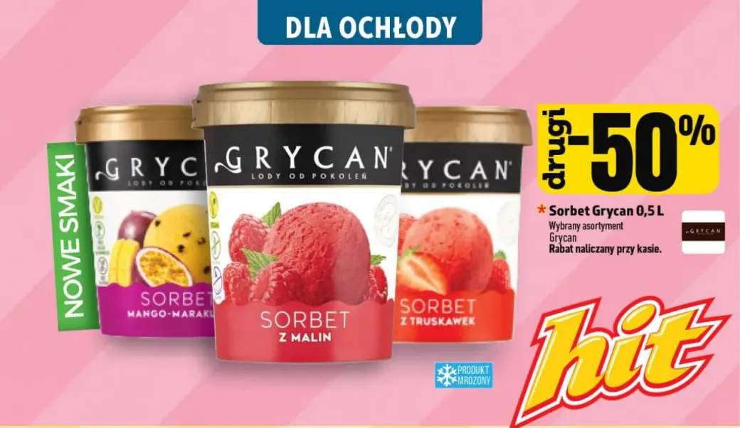 Sorbet Grycan mango-marakuja