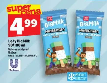 Lody Big Milk Minecraft 90/100ml