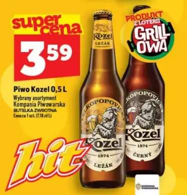 Piwo Kozel Ležák