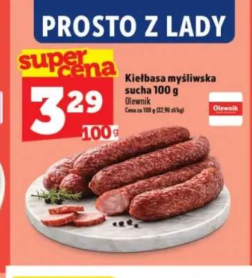 Kiełbasa myśliwska sucha Olewnik