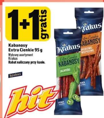 Kabanosy Extra Cienkie Krakus