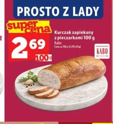 Kurczak zapiekany z pieczarkami Kabo