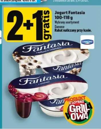Jogurt Fantasia z wiśniami 100-118g