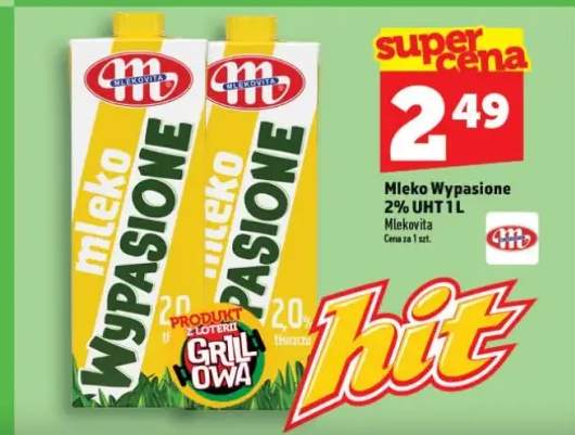 Mleko Wypasione 2% UHT Mlekovita
