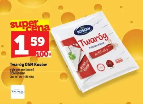 Twaróg półtłusty OSM Kosów