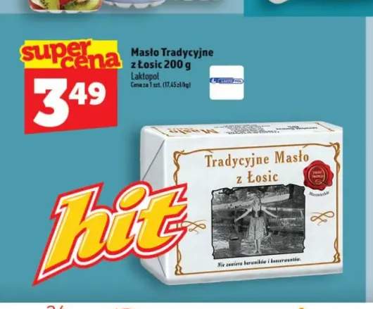 Masło Tradycyjne z Łosic
