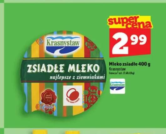 Mleko zsiadłe Krasnystaw