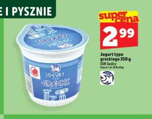 Jogurt typu greckiego OSM Siedlce