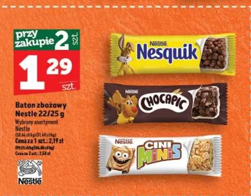 Baton zbożowy Nestle Nesquik