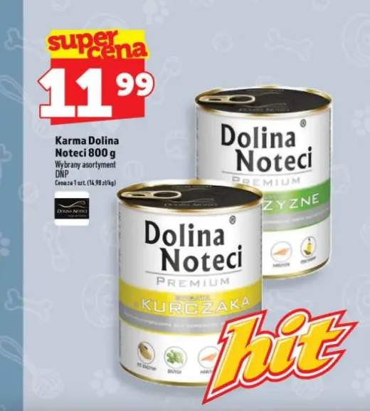 Karma dla psa Dolina Noteci Premium bogata w kurczaka