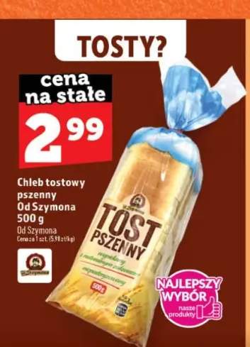 Chleb tostowy pszenny Od Szymona