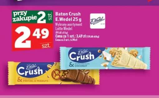 Baton Crush E.Wedel Milk Chocolate & Pretzel & Peanuts