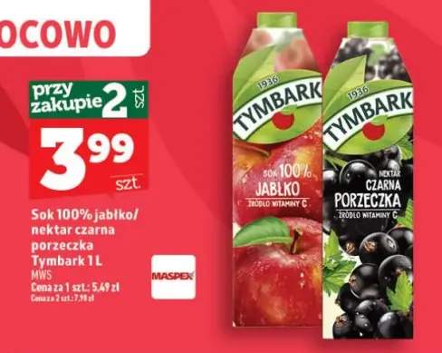Sok 100% / nektar Tymbark