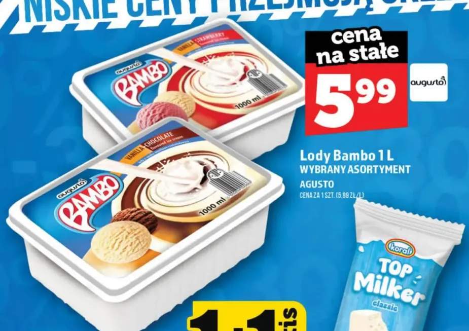 Lody Bambo Vanilla-Chocolate Augusto