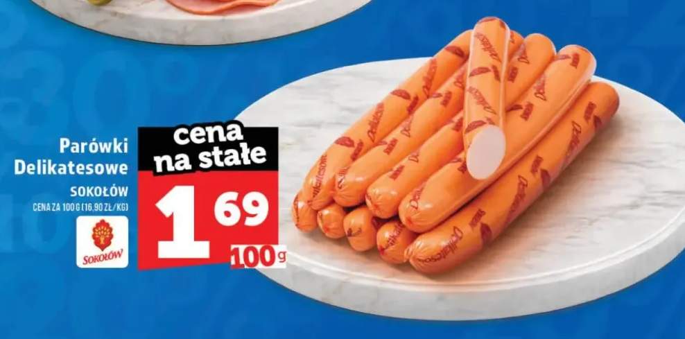 Parówki Delikatesowe Sokołów