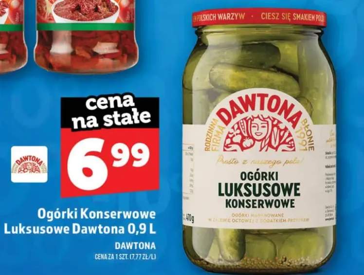 Ogórki konserwowe luksusowe Dawtona