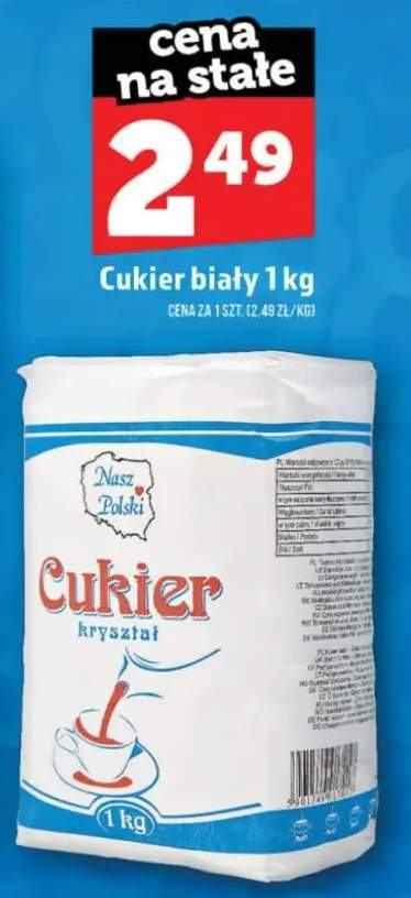 Cukier biały kryształ Nasz Polski
