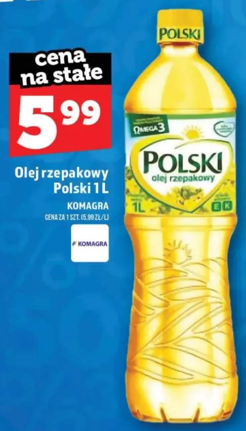 Olej rzepakowy Polski Komagra