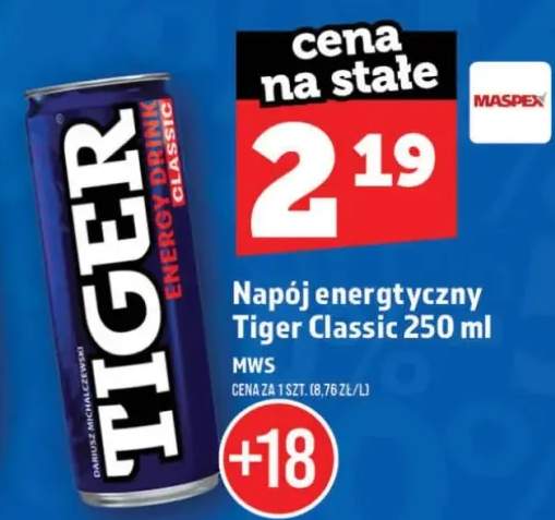Napój energetyczny Tiger Classic