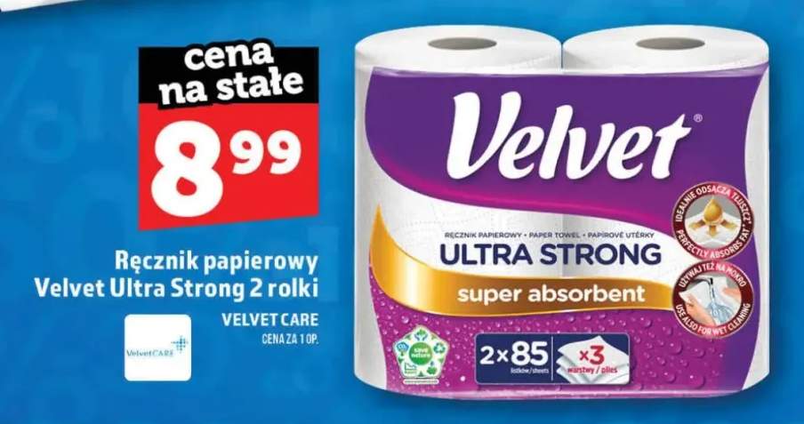 Ręcznik papierowy Velvet Ultra Strong 2-pak