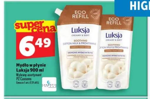 Mydło w płynie Luksja