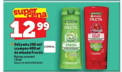 Szampon do włosów Fructis Fresh