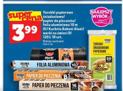 Papier do pieczenia Kuchnia Babuni Aluni