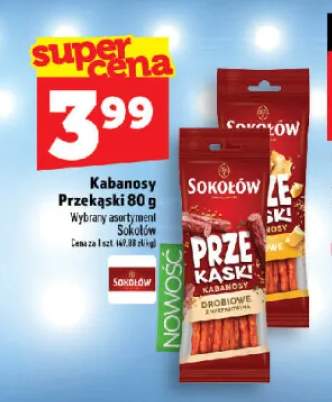 Kabanosy Przekąski Sokołów